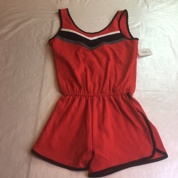Flirtitude Active Romper Red Gray X-Small - Picture 11 of 12